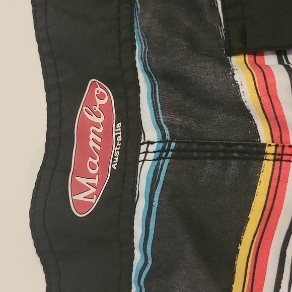 𝅺3/$20 Mambo Australia Striped Board Shorts - Picture 4 of 7